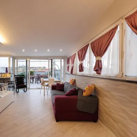 Lidahouse Terrace And Vesuvio View Next Museum By Houseinnaples Nápoles