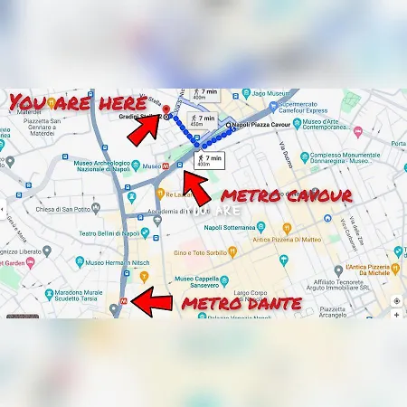 Lidahouse Terrace And Vesuvio View Next Museum By Houseinnaples Nápoles